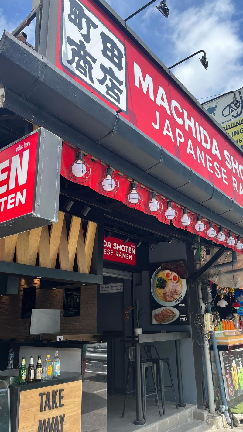 Machida Shoten Patong Beach in Phuket Noodle, Soup, Slurp Ramen