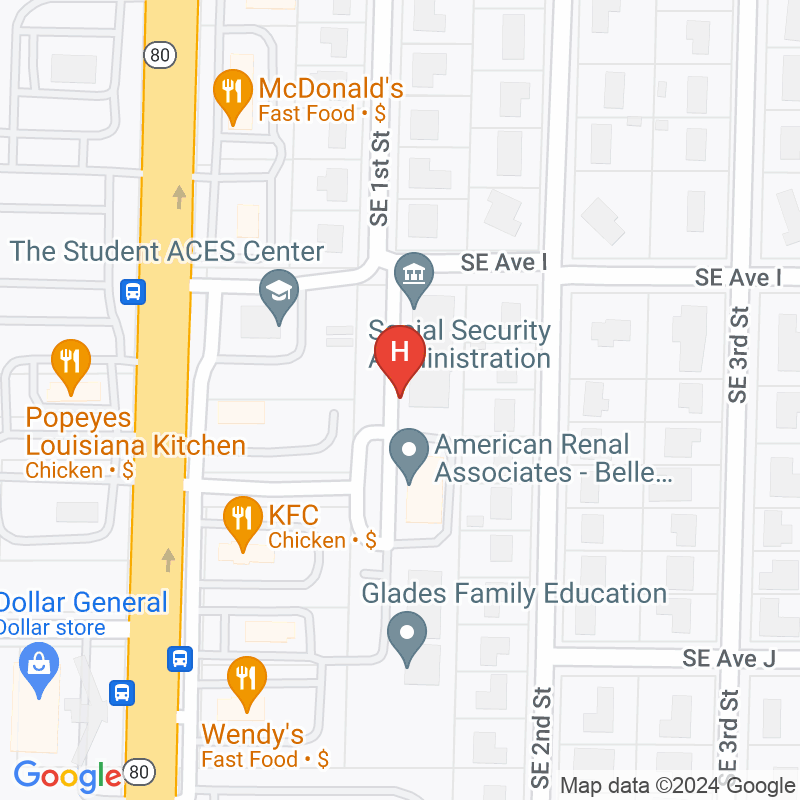 Belle Glade Dialysis Center Llc - 933 SE 1st St