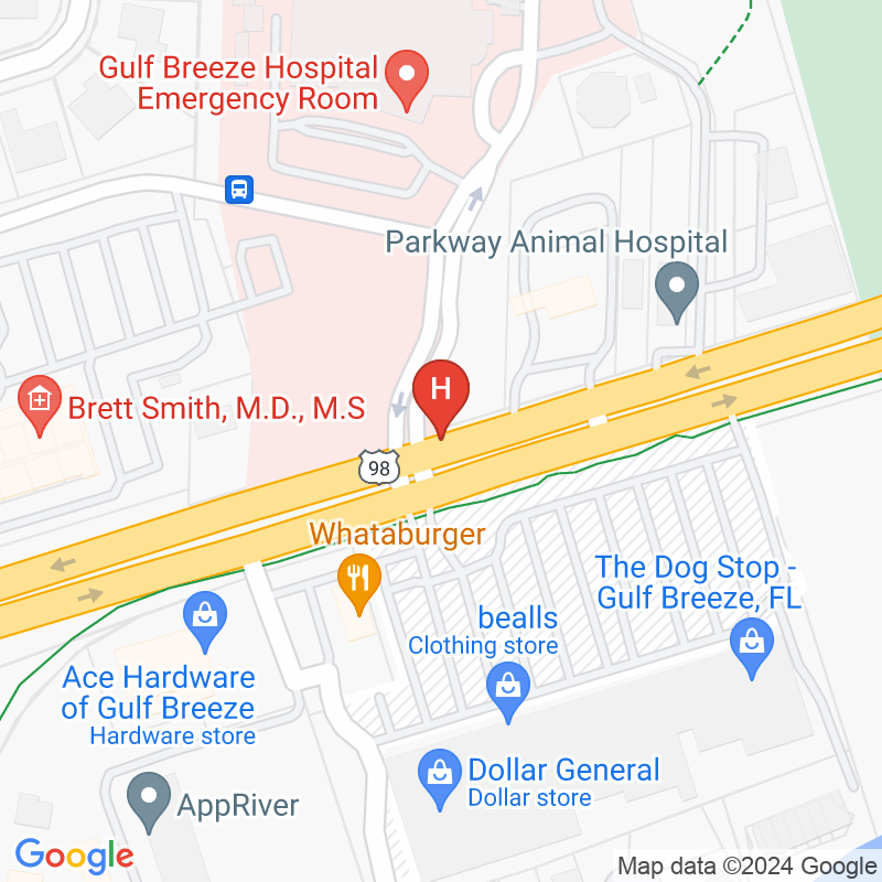 Gulf Breeze Hospital - 1110 Gulf Breeze Pkwy