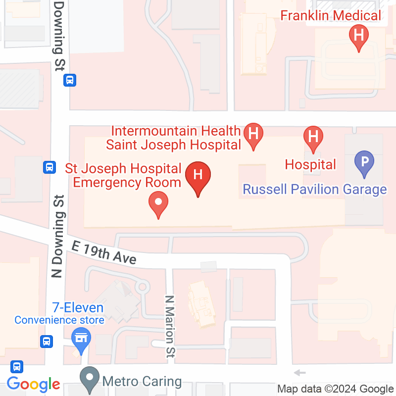 Saint Joseph Hospital, Denver City Park West, CO - 1375 East 19th Avenue