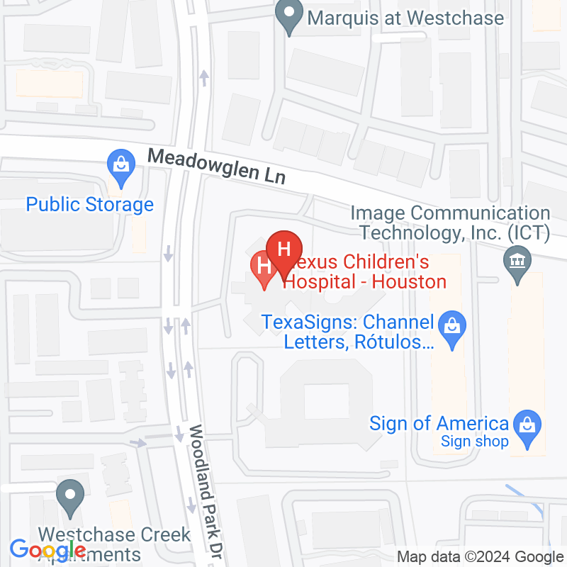 Nexus Children's Hospital - Houston, Houston Westside, TX - 2929 Woodland Park Drive