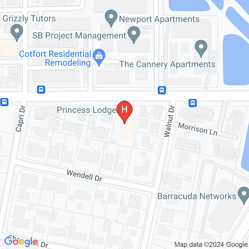 Princess Lodge - 552 W Hacienda Avenue