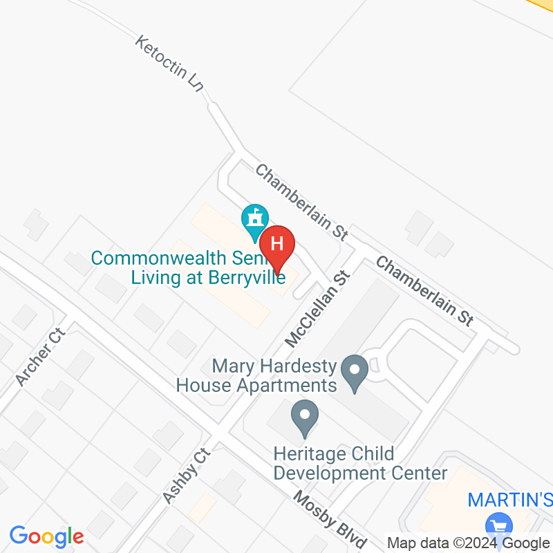 Commonwealth Senior Living - Berryville - 413 McClellan Street  Berryville, VA 22611