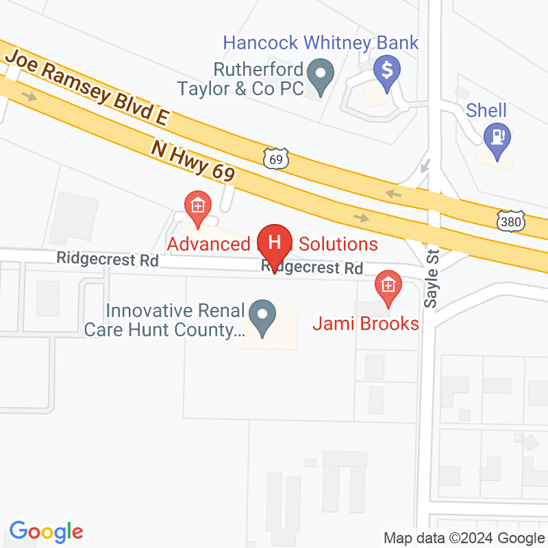 Hunt County Dialysis Center - 3301 Ridgecrest Rd Ste 1