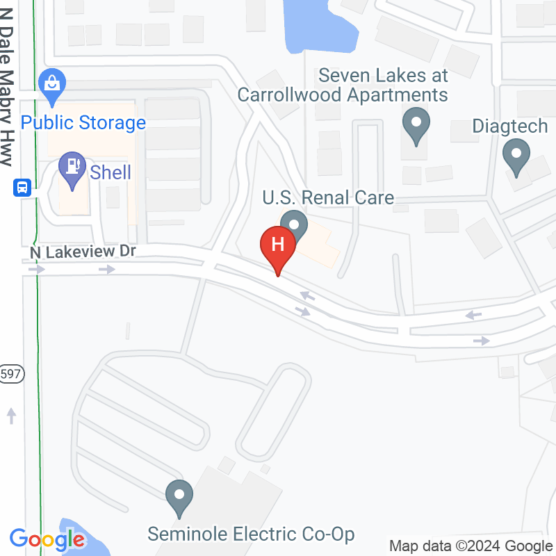 Us Renal Care Lutz Dialysis - 3421 N Lakeview Dr