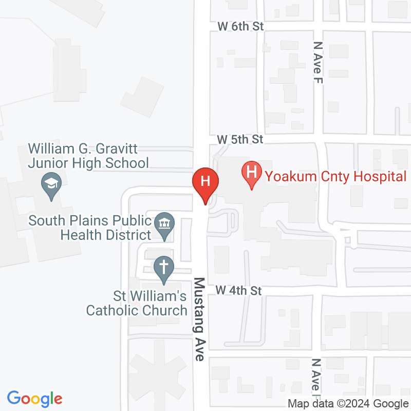 Yoakum County Hospital - 412 Mustang Dr