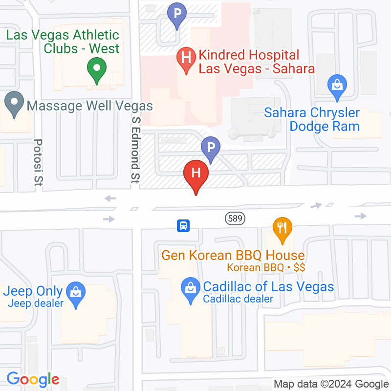 Kindred Hospital - Las Vegas (Sahara Campus) - 5110 W Sahara Ave