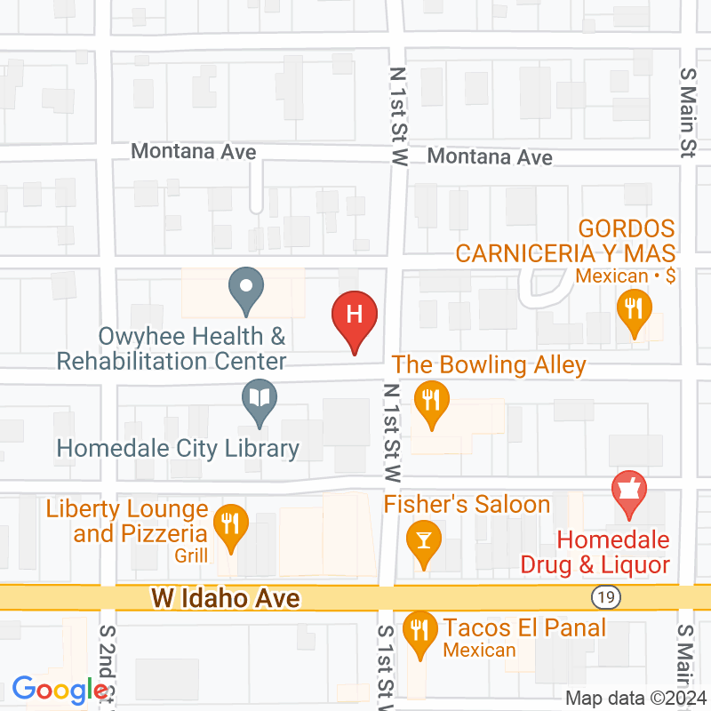 Owyhee Health & Rehabilitation Center - 108 W Owyhee Ave
