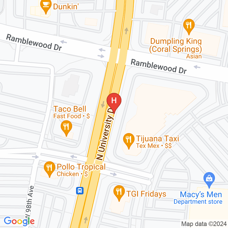 Surgery Center at Coral Springs - 967 N University Dr