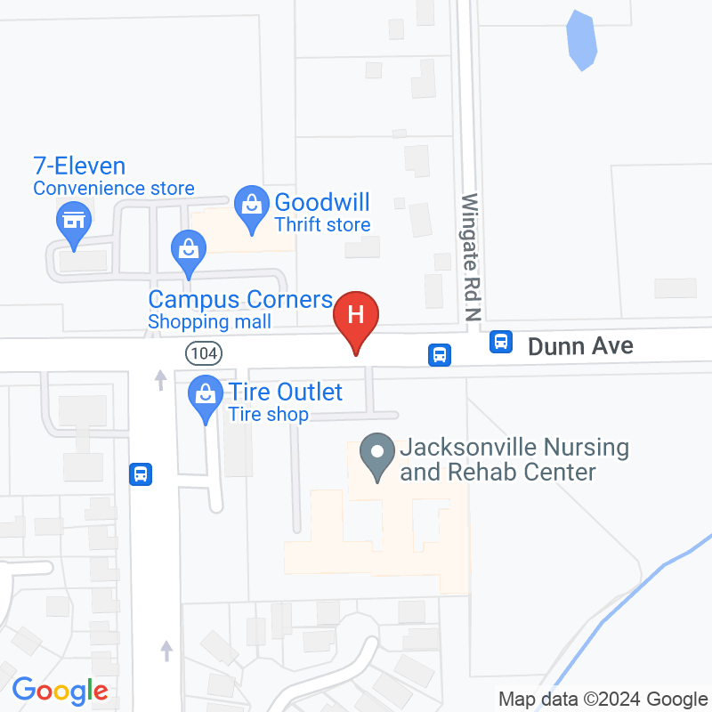 Jacksonville Nursing and Rehab Center - 4134 Dunn Ave
