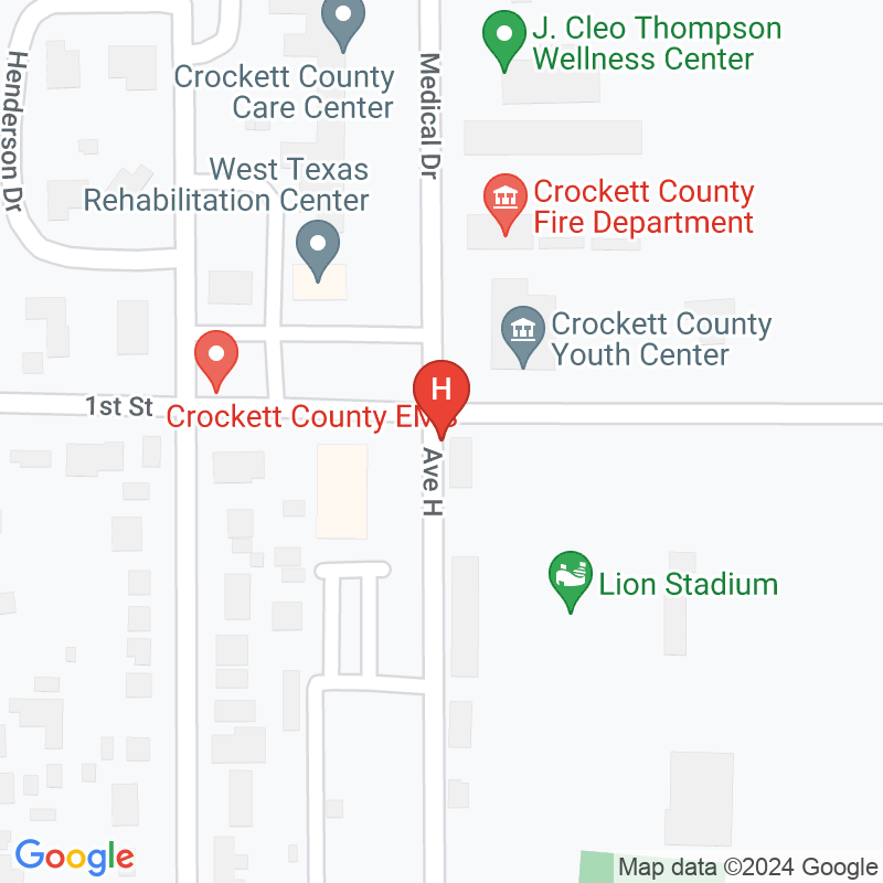Crockett County Care Center - 103 Avenue H