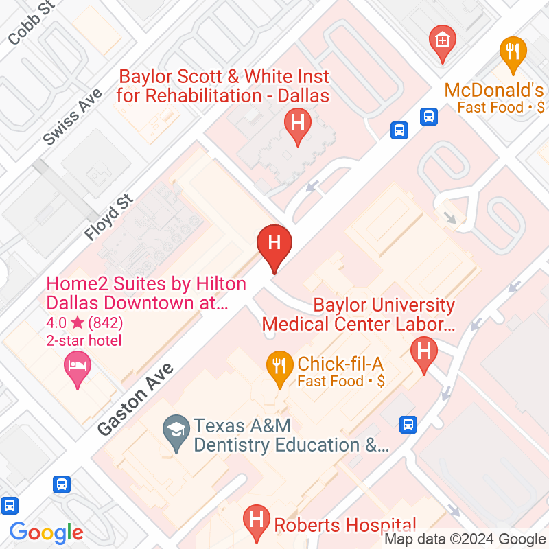 Baylor University Medical Center - 3500 Gaston Ave