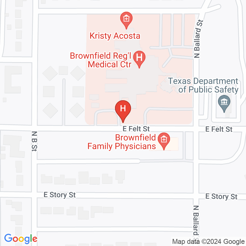 Brownfield Regional Medical Center - 703 E Felt St