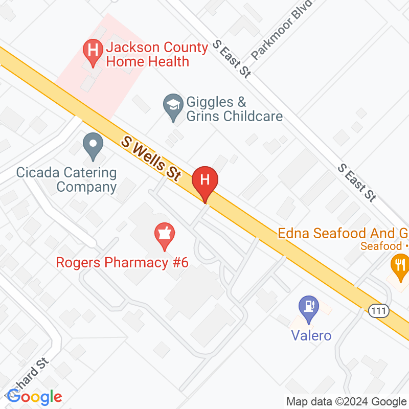 Jackson County Medical Clinic of Edna - 1013 S Wells St Apt A