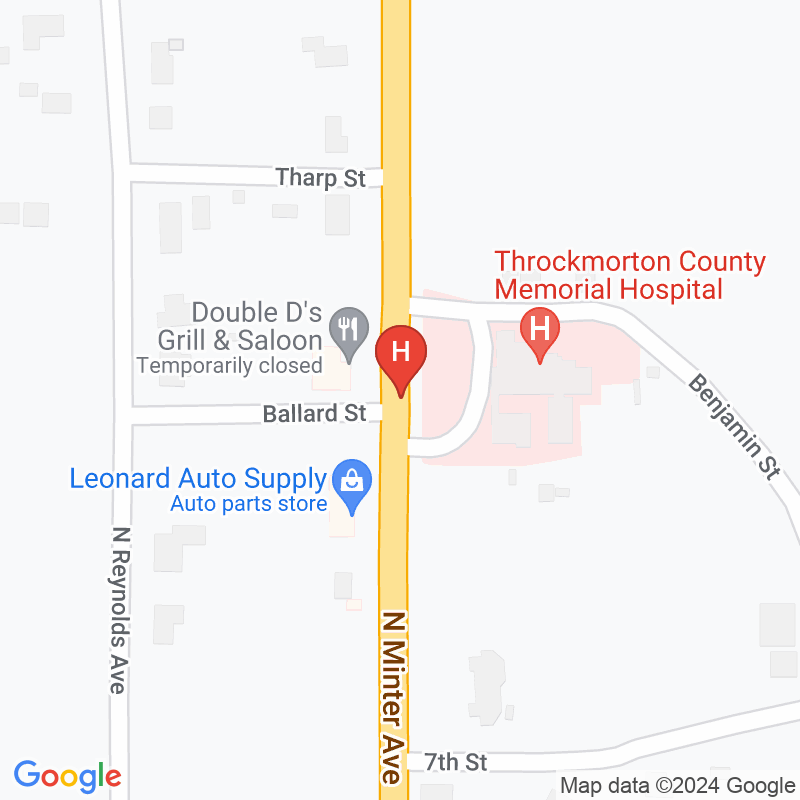 Throckmorton County Memorial Hospital - 802 N Minter Ave