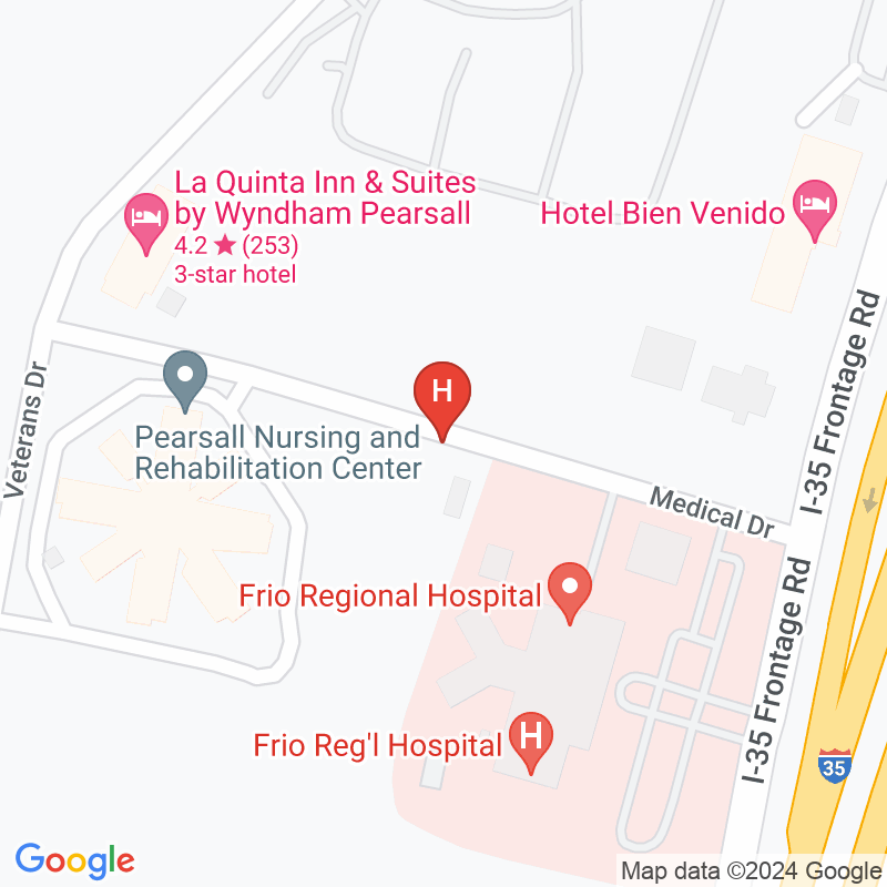 Pearsall Nursing and Rehabilitation Center - 169 Medical Dr