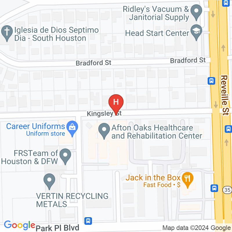 Afton Oaks Nursing Center - 7514 Kingsley St