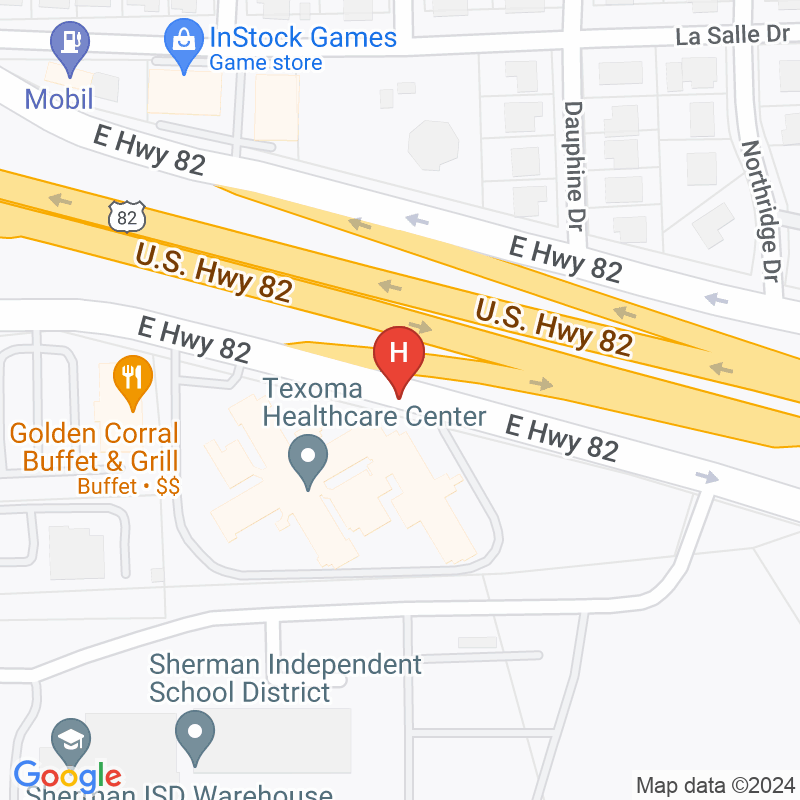 Texoma Healthcare Center - 1000 US Highway 82 E