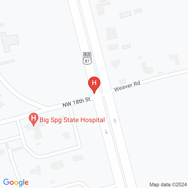 Big Spring State Hospital - 1901 N US Highway 87