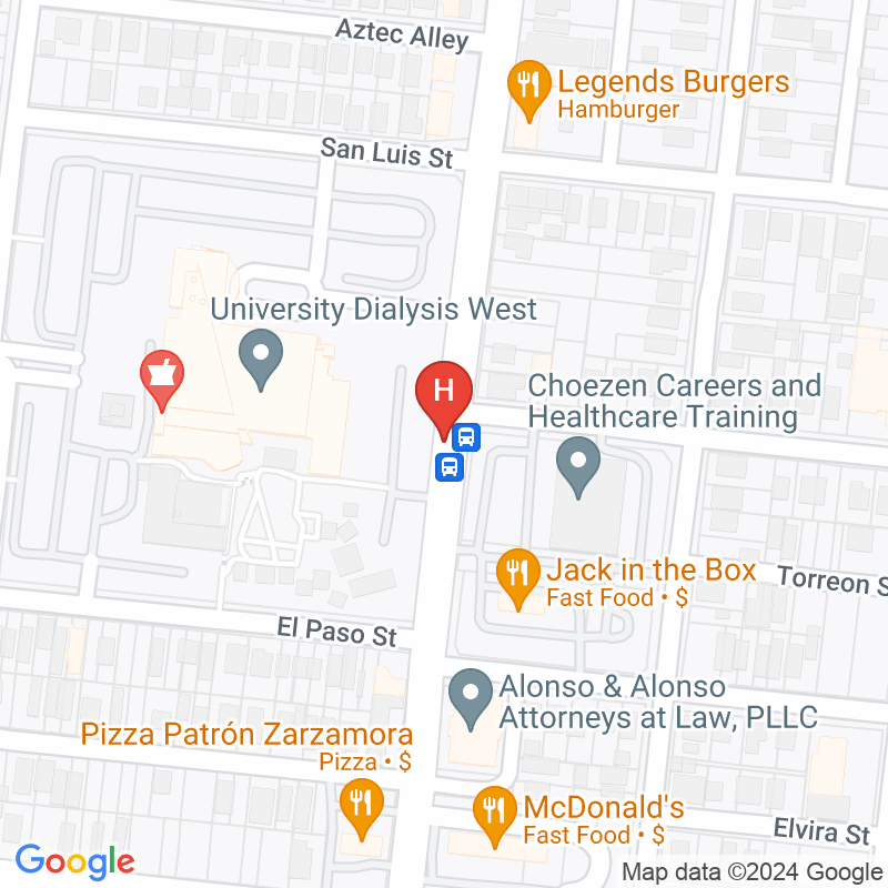 University Dialysis West - 701 S Zarzamora St Stop 17-5
