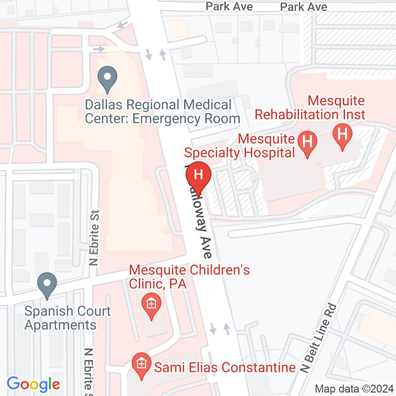 Mesquite Specialty Hospital - 1024 N Galloway Ave