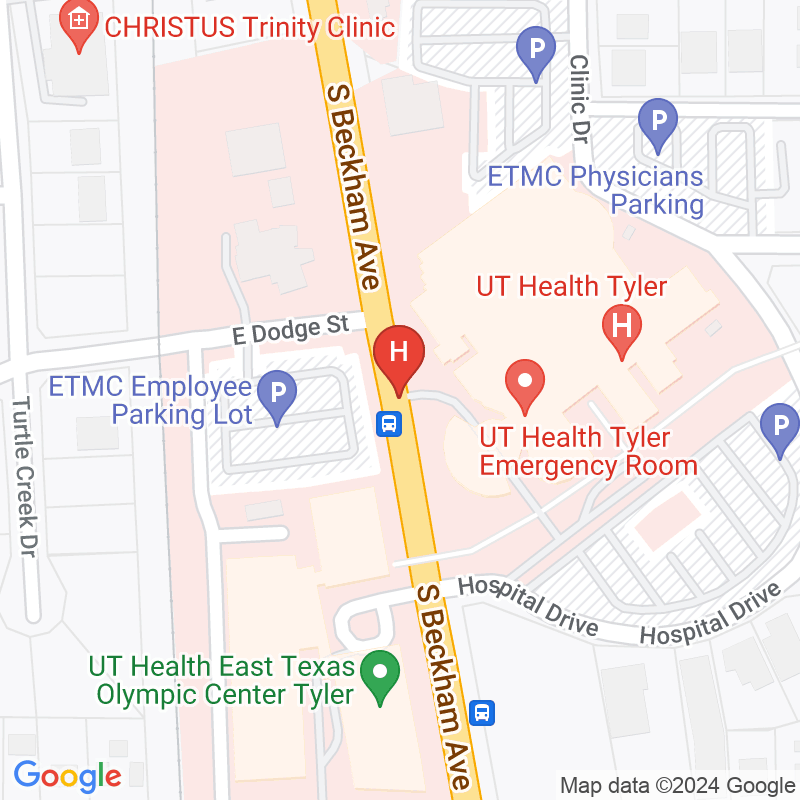Ut Health East Texas Tyler Regional Hospital - 1000 S Beckham Ave