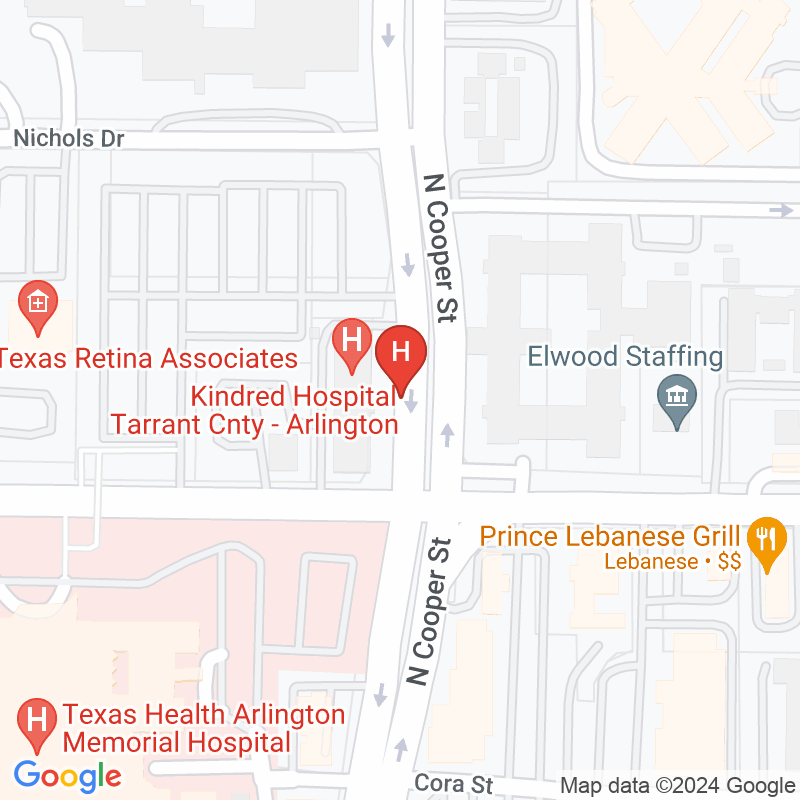 Kindred Hospital-Tarrant County - 1000 N Cooper St
