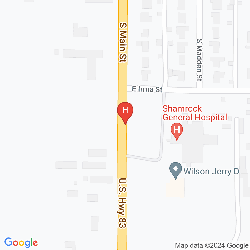 Shamrock General Hospital - 1000 S Main St