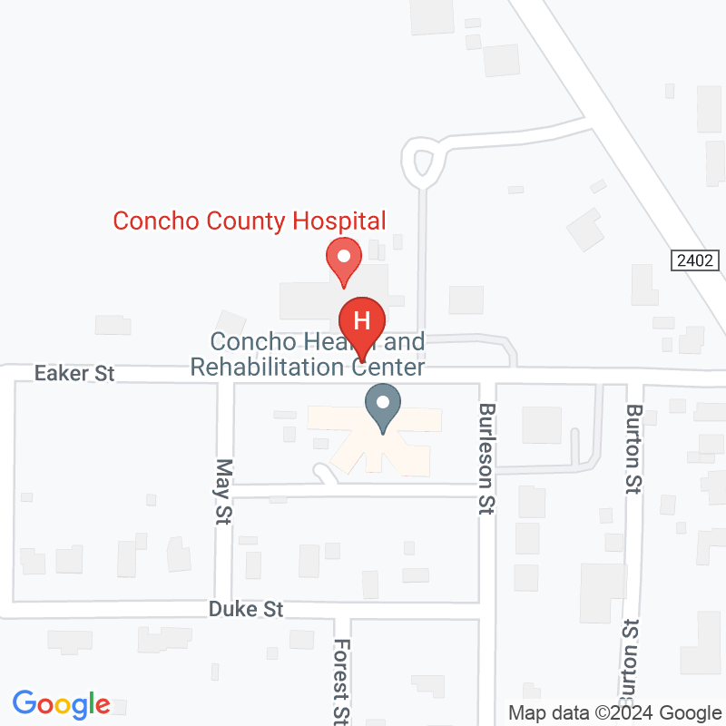 Concho County Hospital - 614 Eaker St