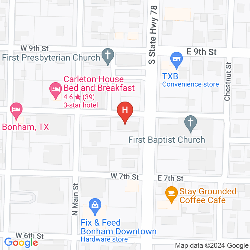 Va Hosp - EAST 9TH ST + LIPSCOMB DR