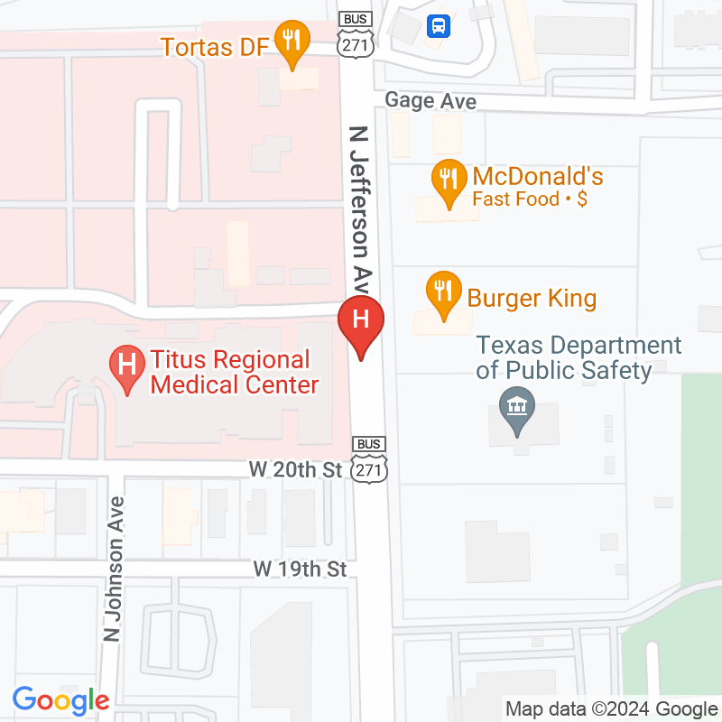 Titus Regional Medical Center - 2001 N Jefferson Ave