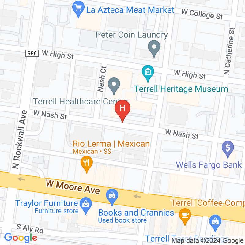 Terrell Healthcare Center - 204 W Nash St