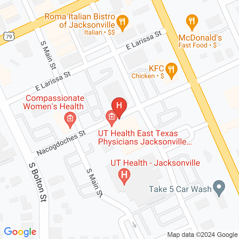 Ut Health East Texas Jacksonville Hospital - 203 Nacogdoches St Ste 280