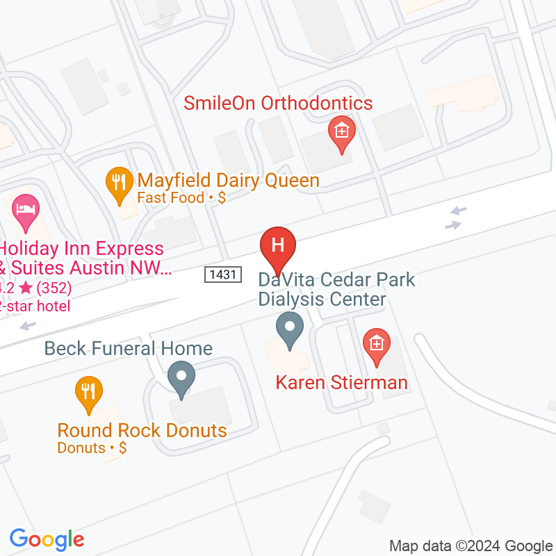Cedar Park Dialysis Center - 1720 E Whitestone Blvd