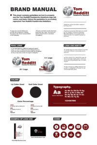Sample Branding Guideline for Tom Redditt Foodservice