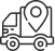 a truck is shown with a green background