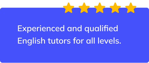 card explaining the benefits of private English Classes