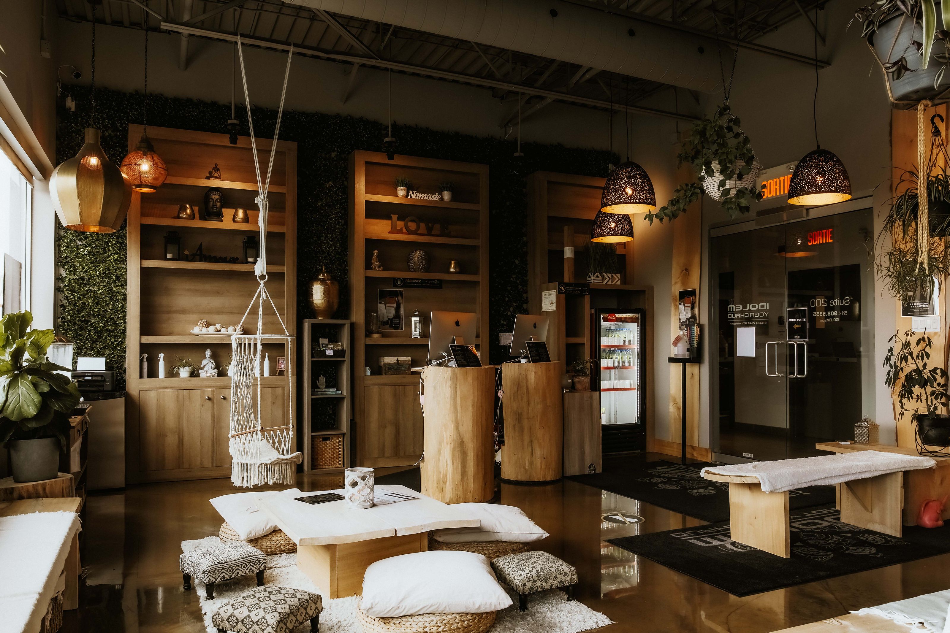 Idolem Hot Yoga chaud Bois Franc