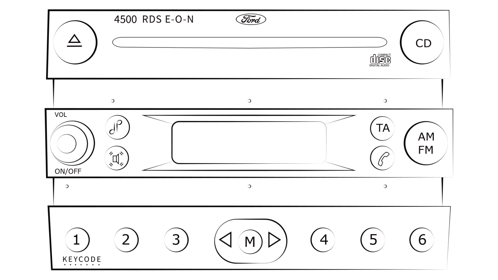 Ford Radio Code 1 Ford Radio Unlock Service in the UK