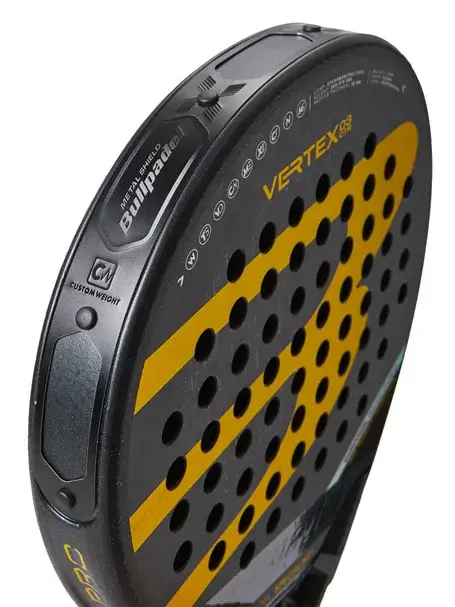 Bullpadel Vertex 03 CTR Metal Shield and Custom Weight