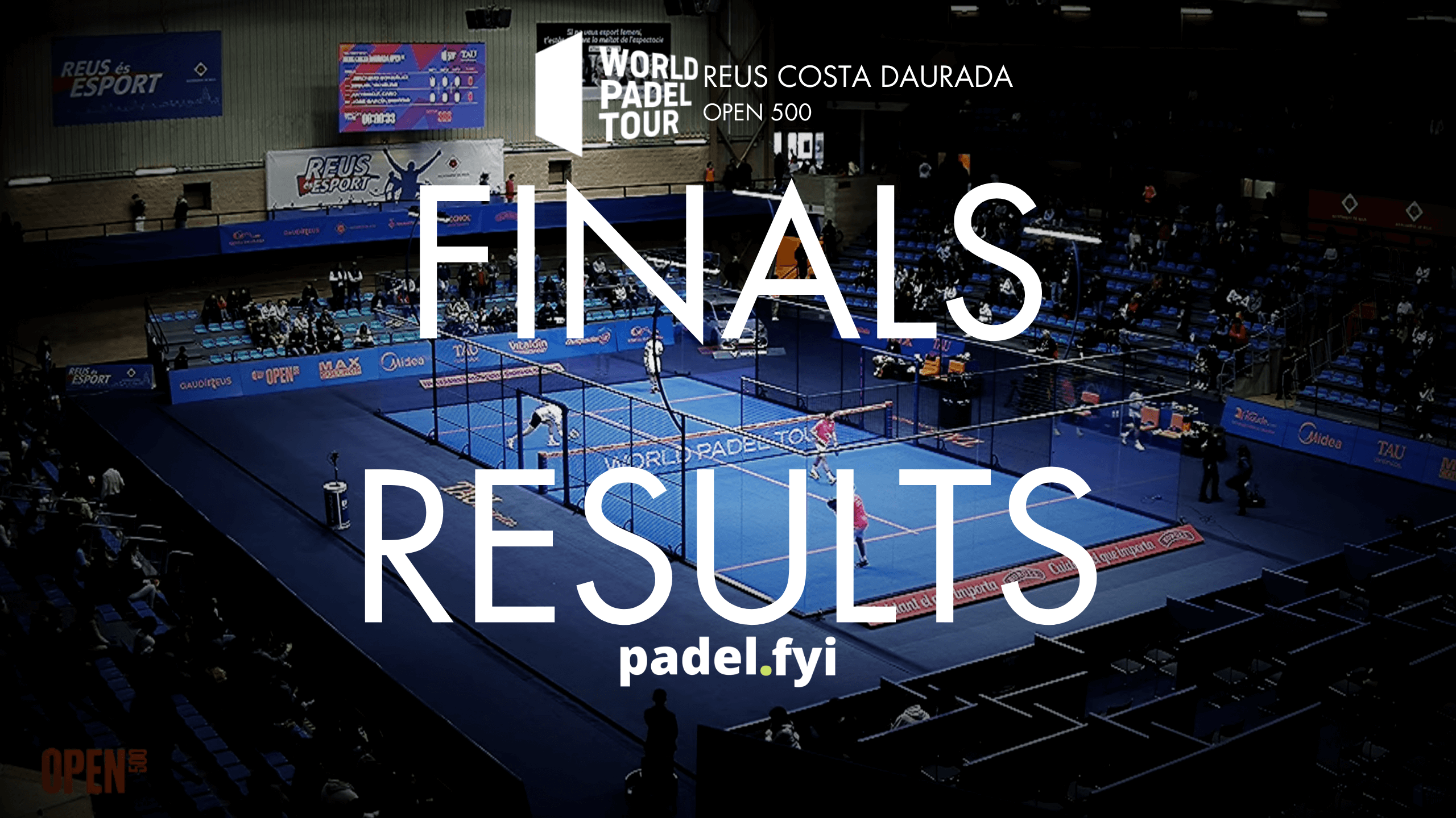 WPT Reus Costa Daurada OPEN 500 Finals Results