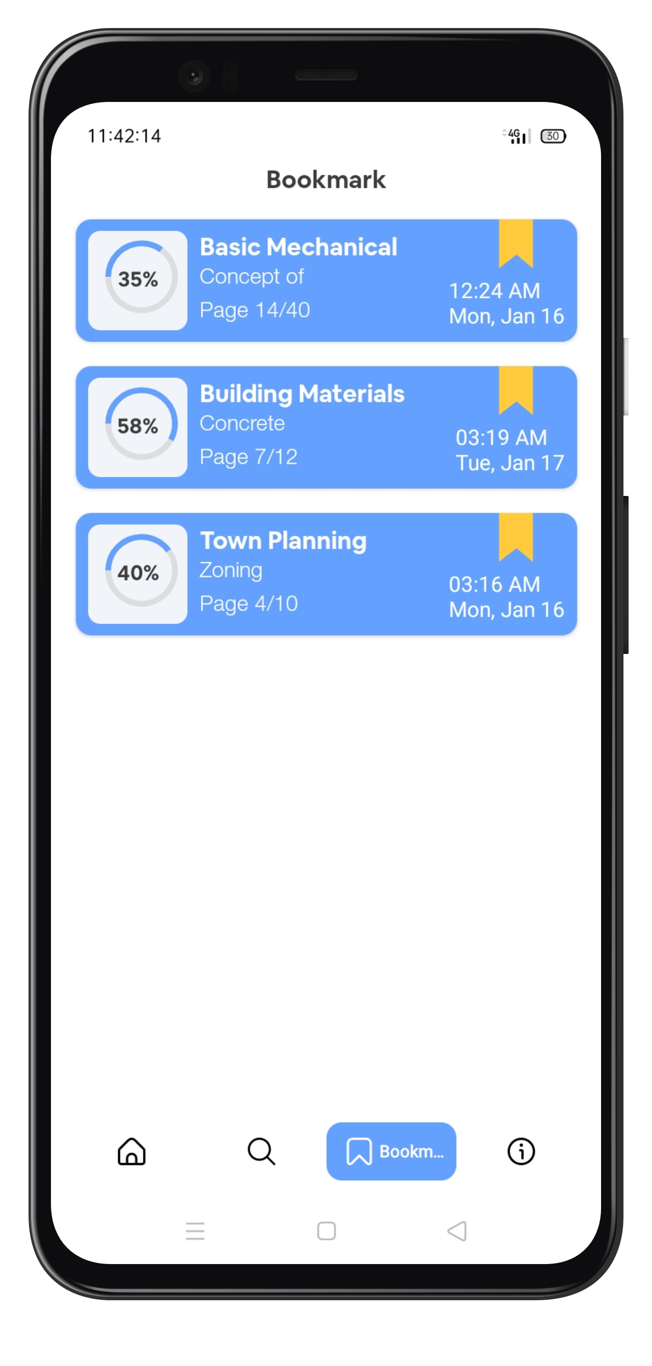 civillib bookmark features