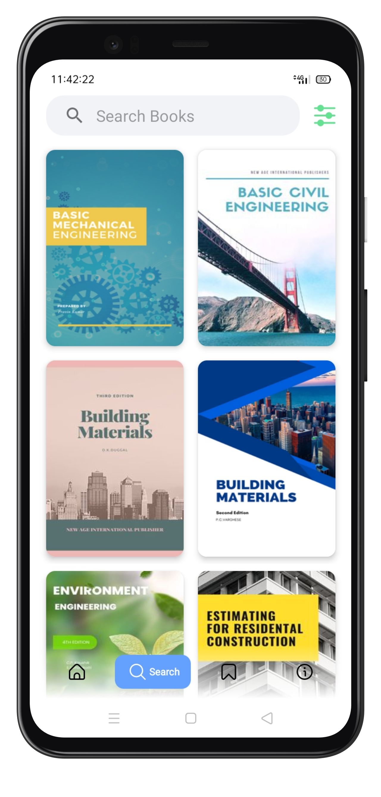 civillib search features