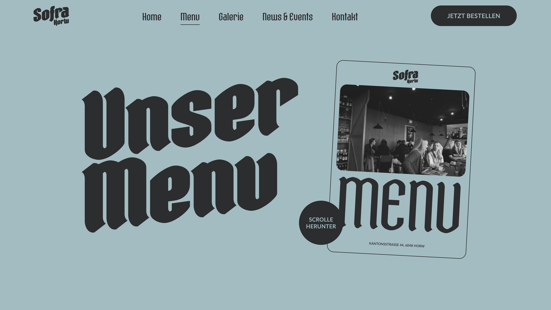 Menu - Sofra Horw