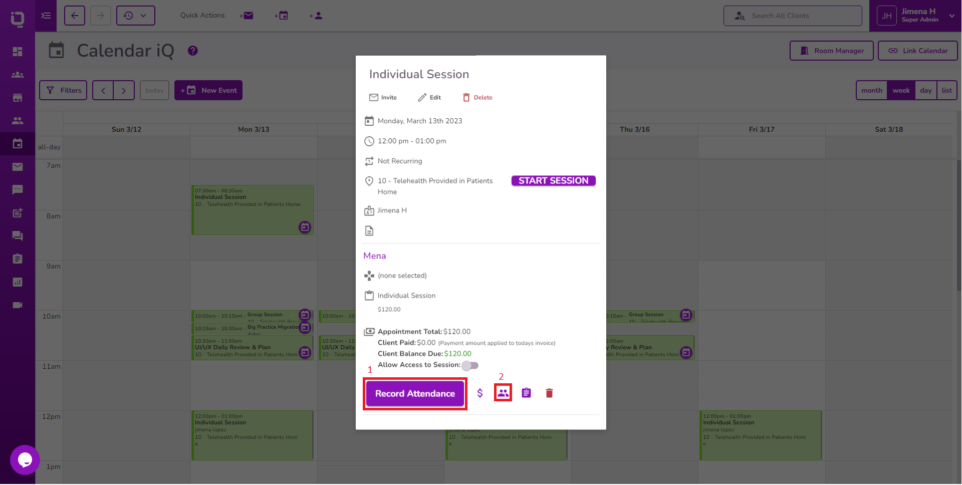 How To Record Attendance - TiQ Help Center