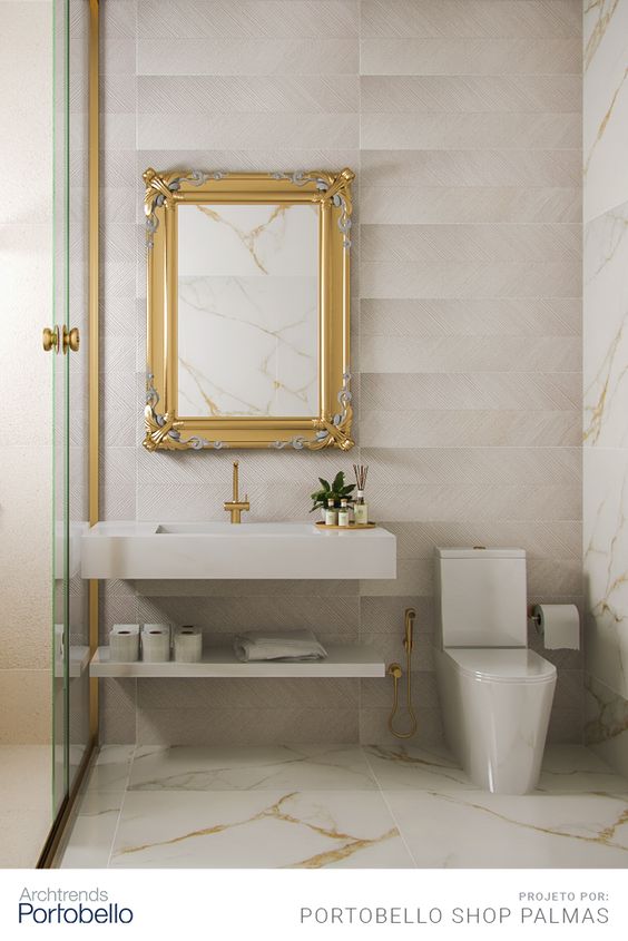 espelho decoração banheiro