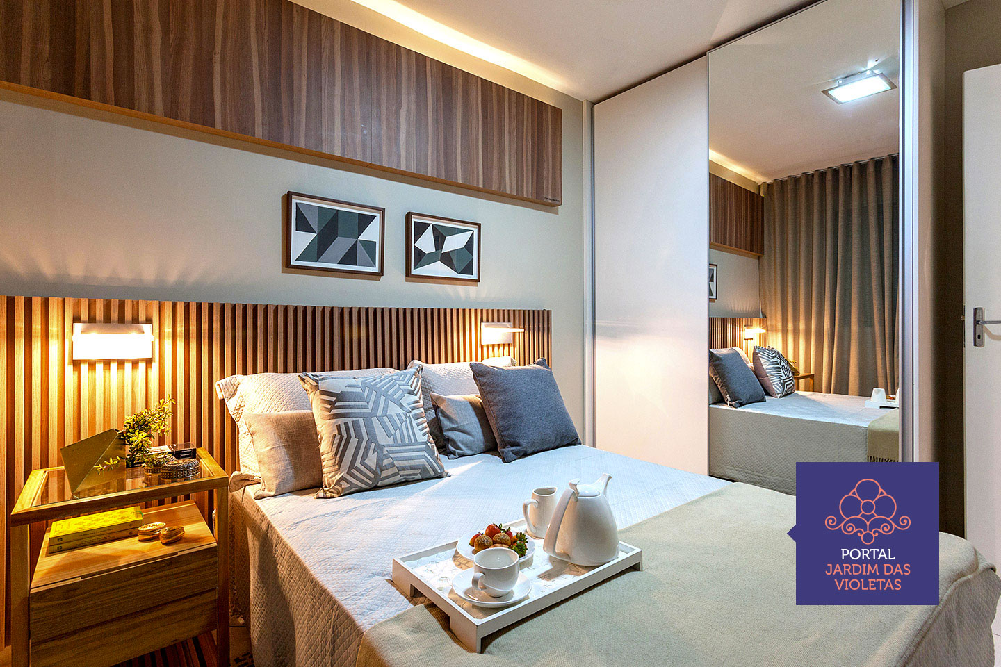 Quarto de Casal - Portal Jardim das Violetas