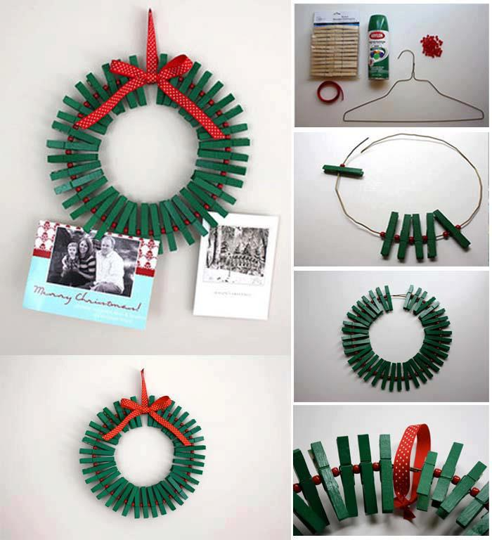 Guirlanda com pregador de roupa