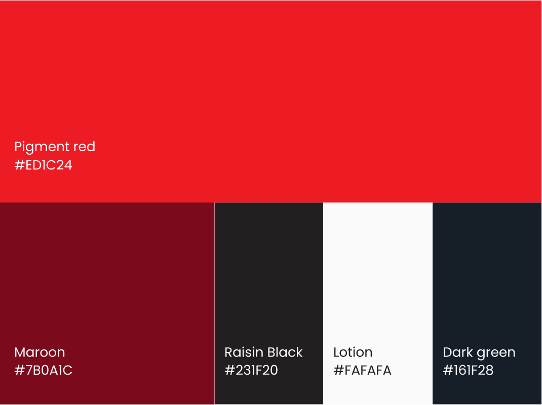 youssef ibrahim logo's color palette 