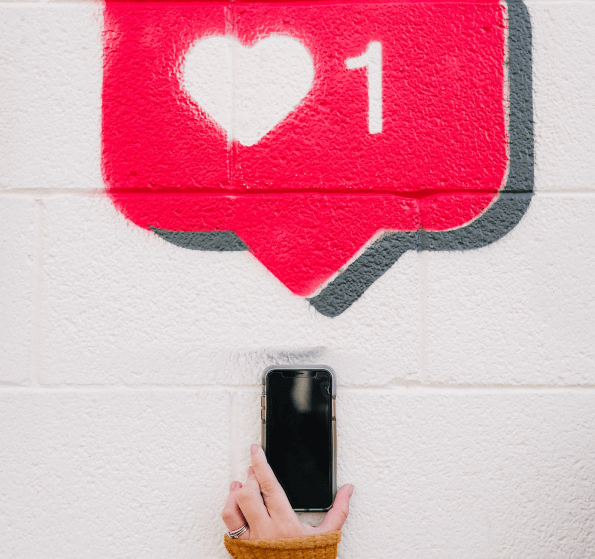 Graffiti of a notification